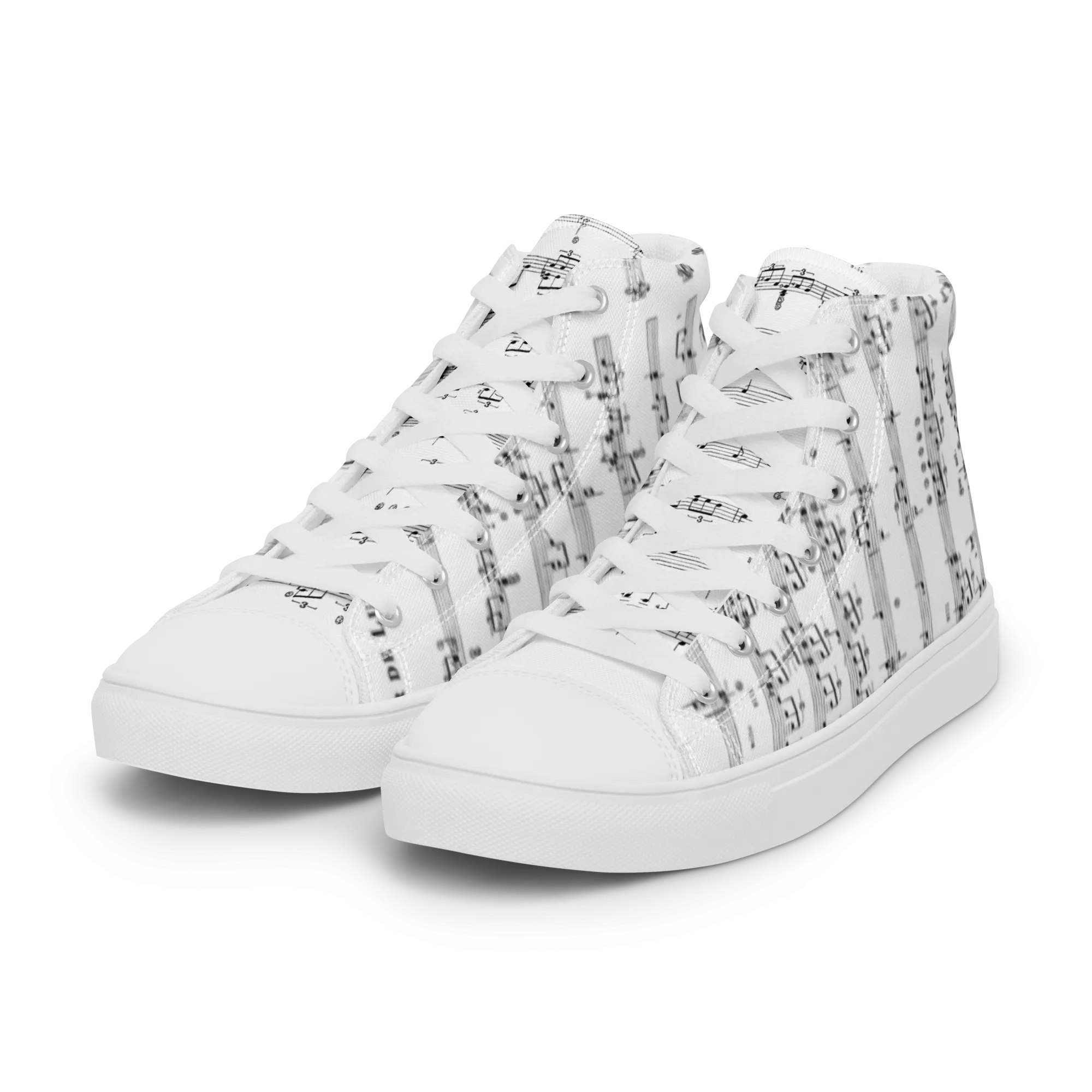 Clair de lune Sneakers - Women’s high top canvas shoes