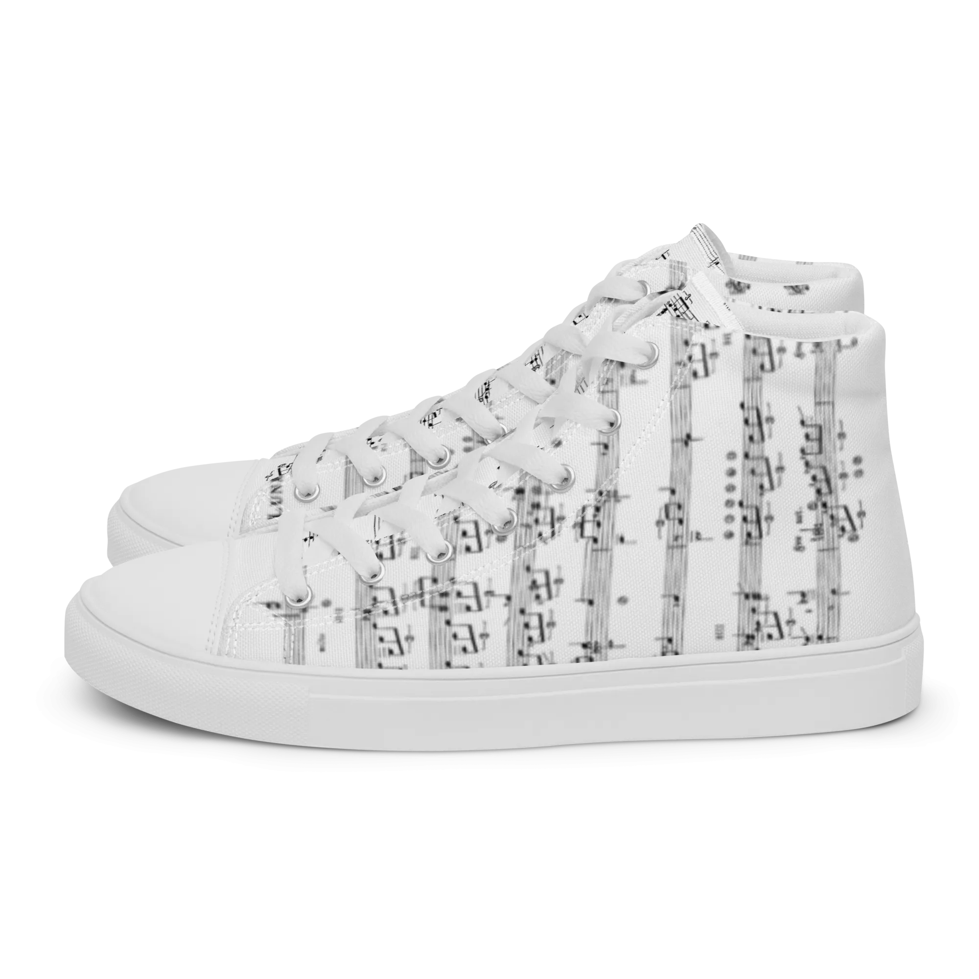 Clair de lune Sneakers - Women’s high top canvas shoes