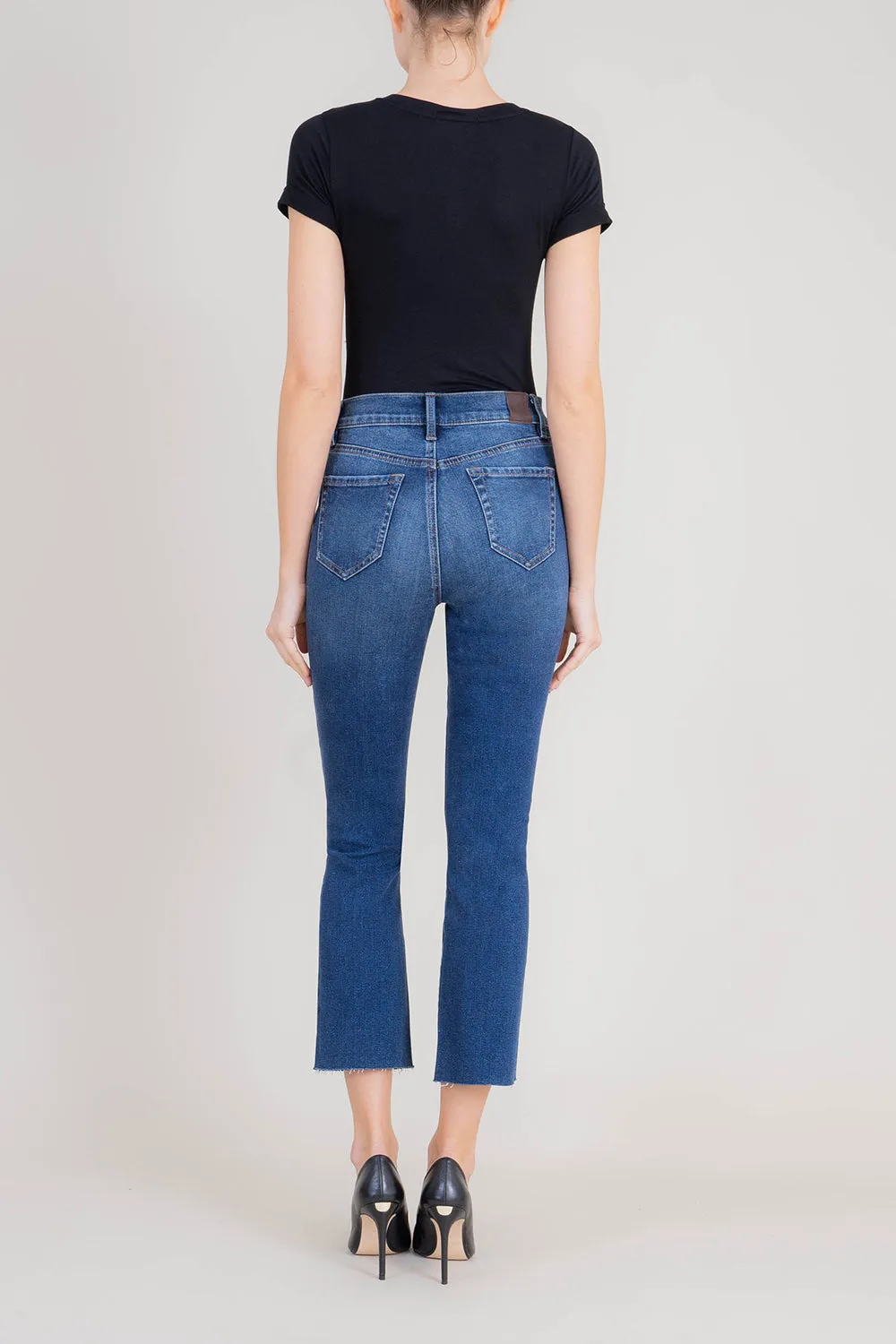 Classic 5pkt High Rise Straight Crop