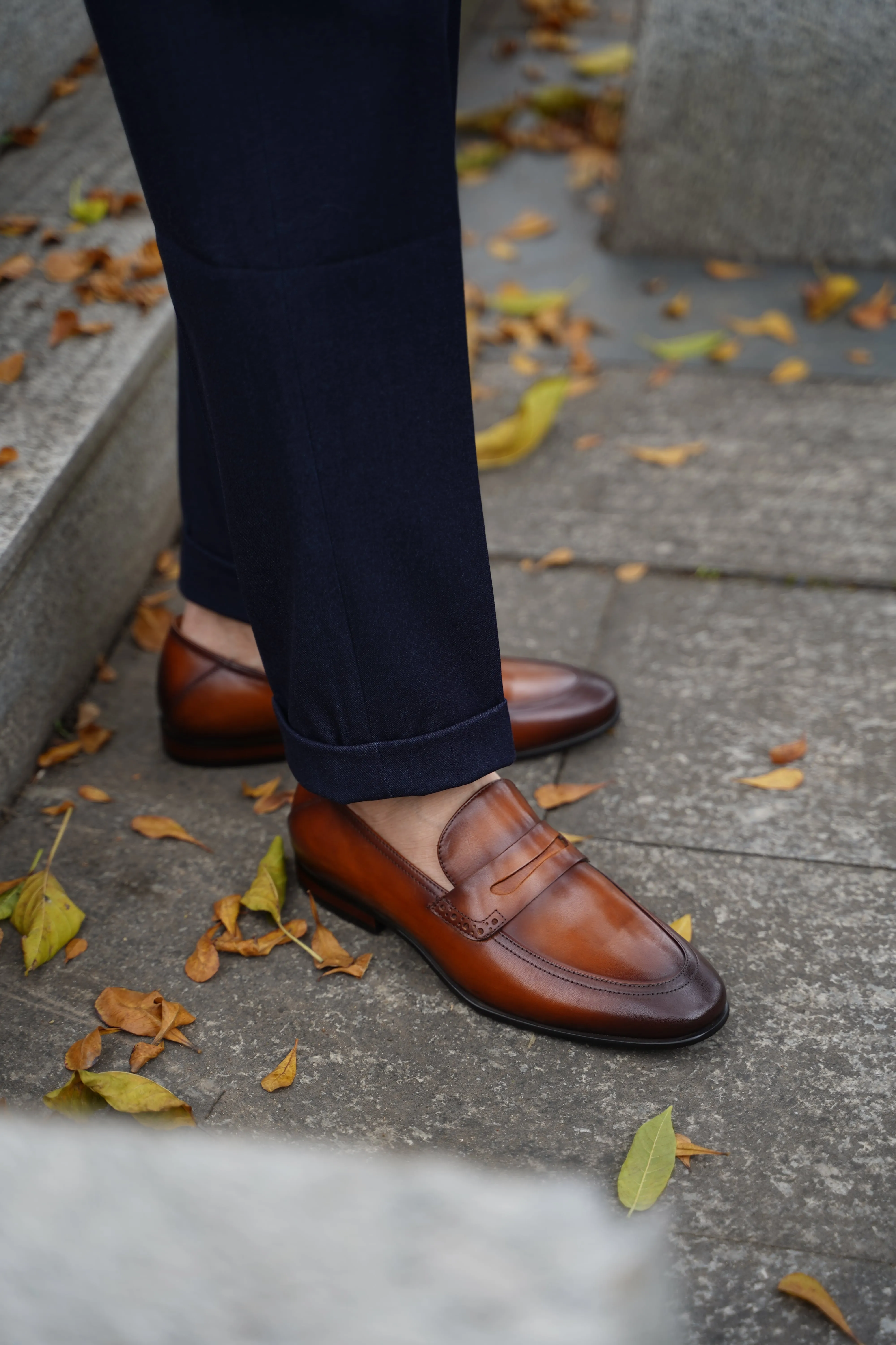 Classic Brown Penny Loafers