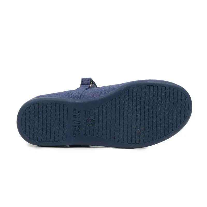 Classic Canvas Mary Janes in Denim Blue by childrenchic