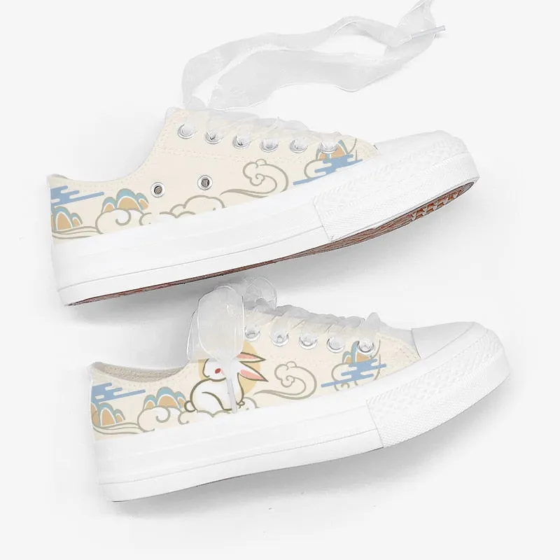 Cloudy Bunny Low Top Sneakers