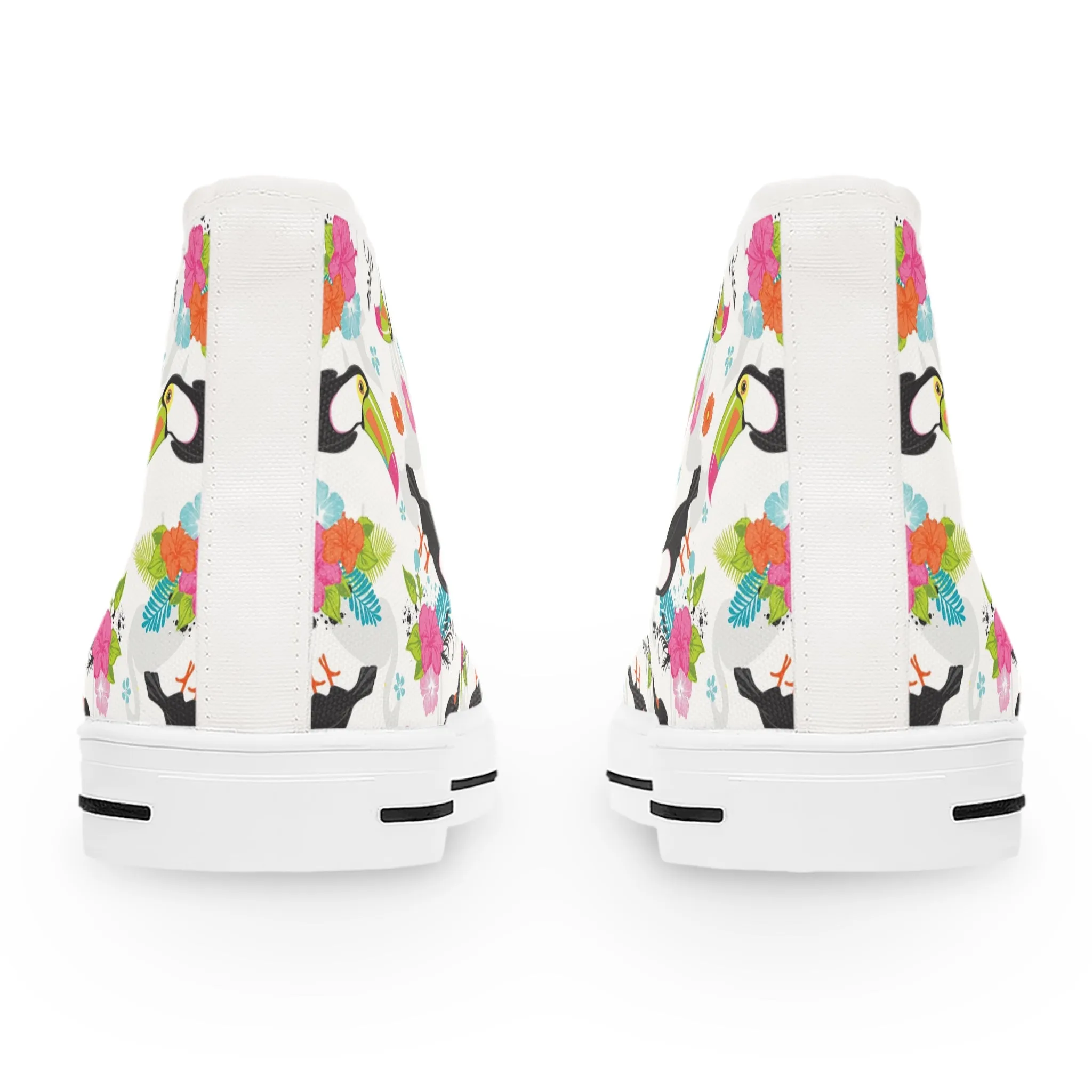 Colorful Toucans Women's High Top Sneakers