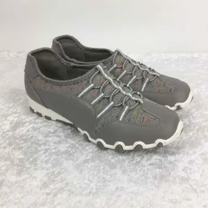 Comfort View Women Size 9.5 Gray NWOT man-made Slip Ons Sneakers