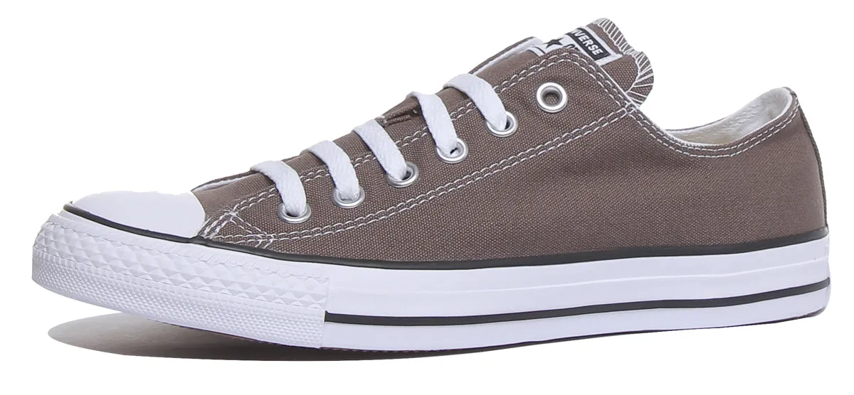 Converse All Star Low Trainer In Charcoal For Men