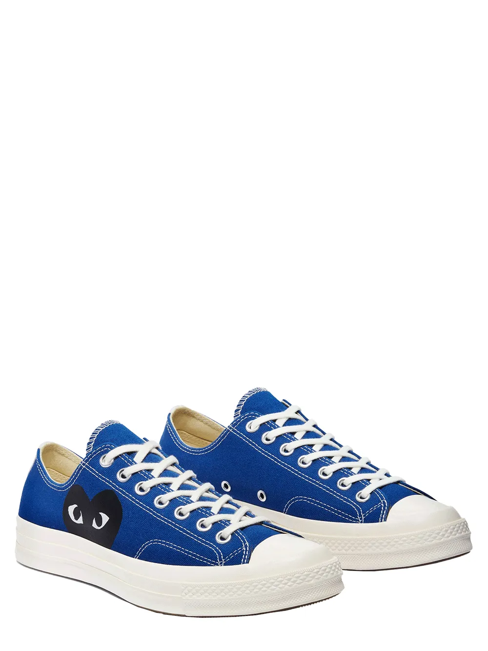 Converse Black Heart Blue Low Top