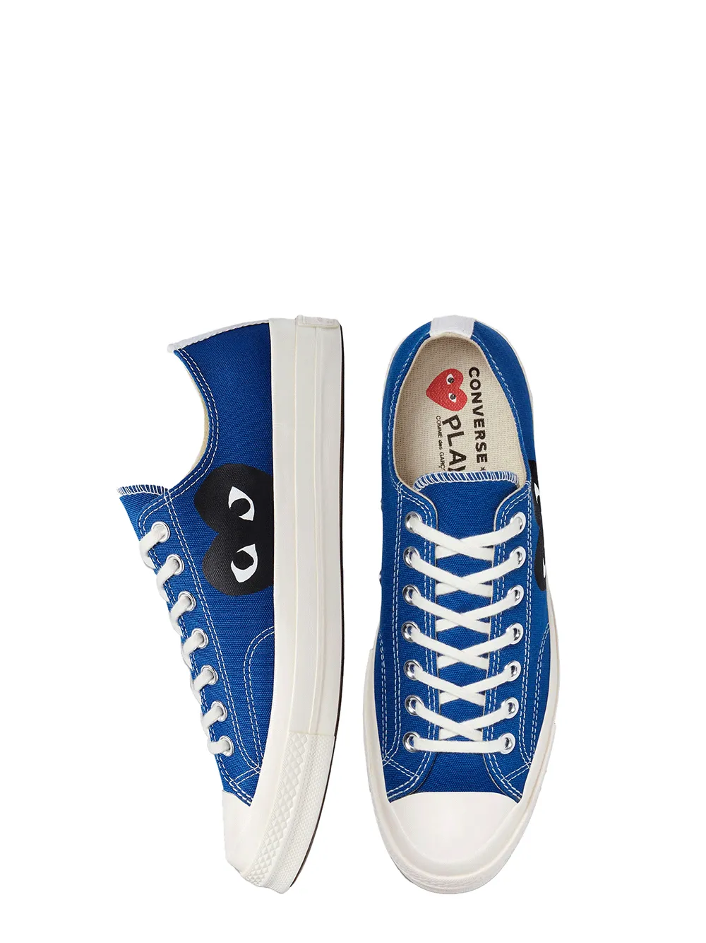 Converse Black Heart Blue Low Top