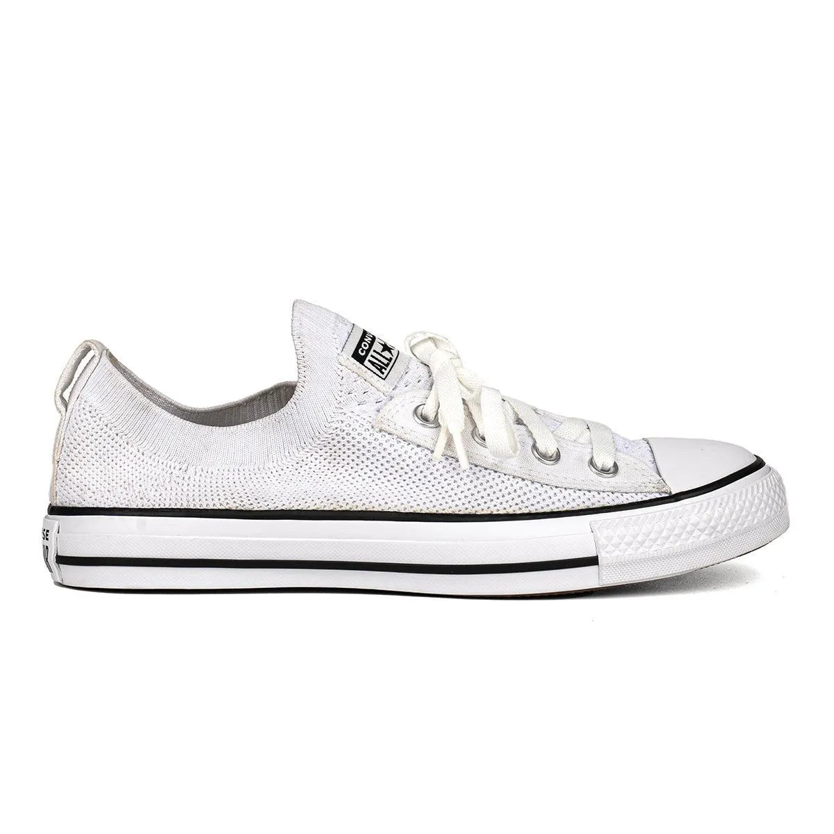 Converse Chuck Taylor All Star Shoreline Knit Low-Top Sneakers Fabric White Colour For Women