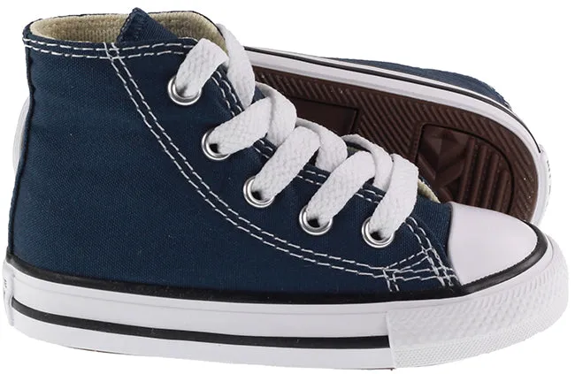 Converse Shoes Infants Chuck Taylor All Star Hi Navy