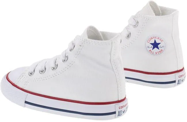 Converse Shoes Kids Chuck Taylor All Star Hi Optical White