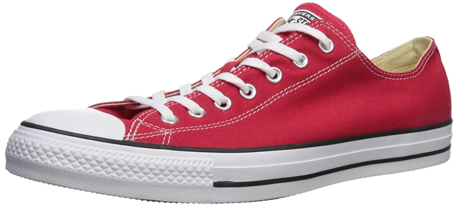 Converse Unisex Chuck Taylor All Star Low Top Sneaker - Red