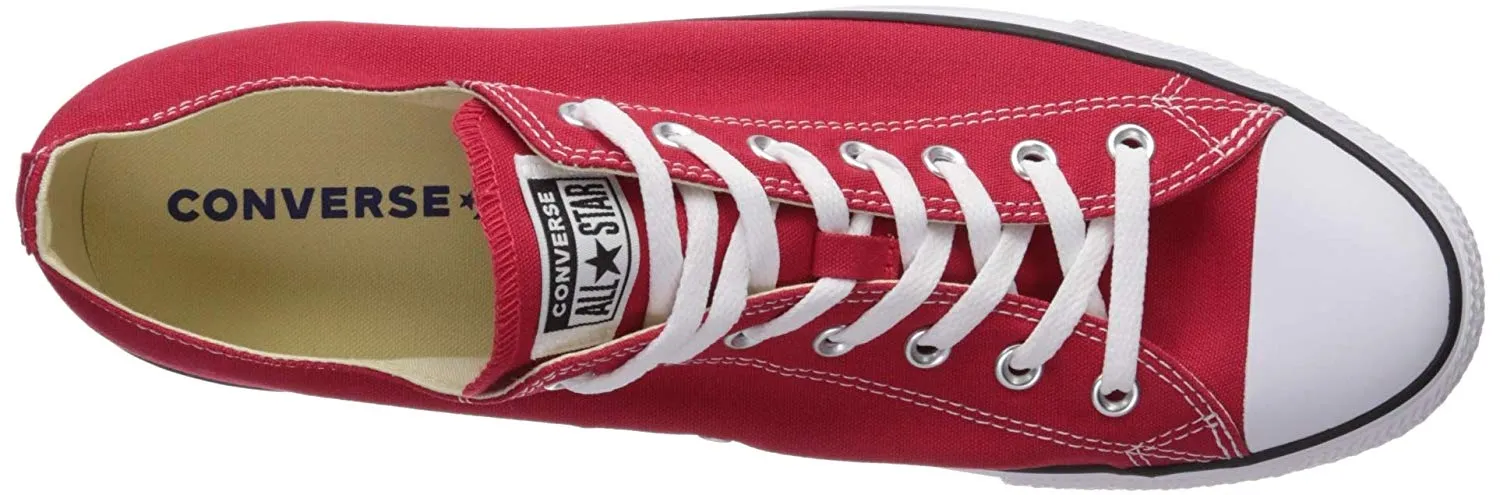 Converse Unisex Chuck Taylor All Star Low Top Sneaker - Red