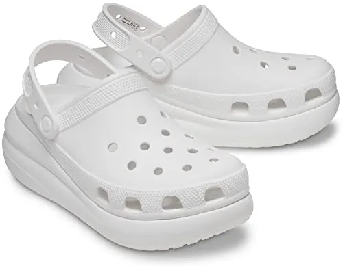 crocs Unisex Adult Classic Crush Clog WHI White (207521-100)