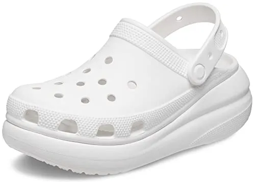 crocs Unisex Adult Classic Crush Clog WHI White (207521-100)