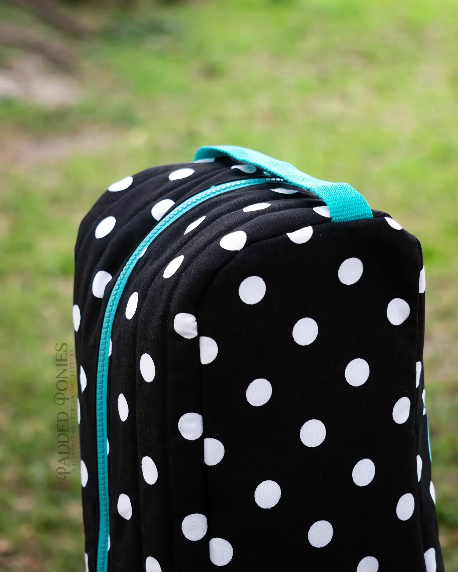 Custom Polka Dot Tall Boot Bag