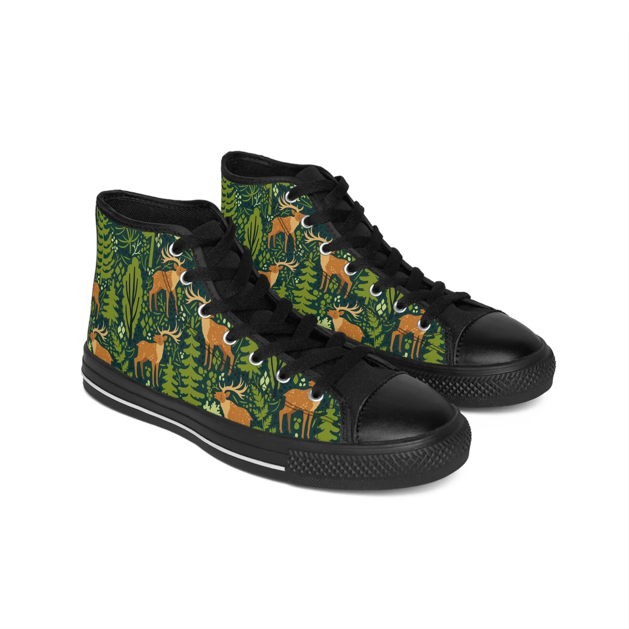 Cute Deer Men's Classic Sneakers