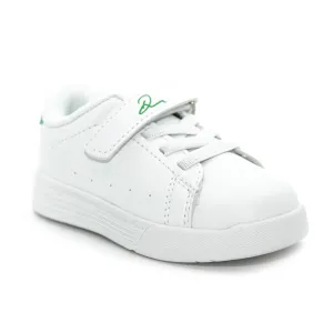 D Trendy Sneakers White Green Infants Walkers Toddlers Kids Boy-Girls - Kids Shoes