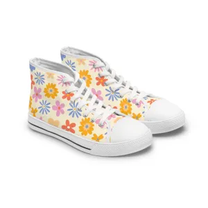 Daisy Flowers Women's High Top Sneakers