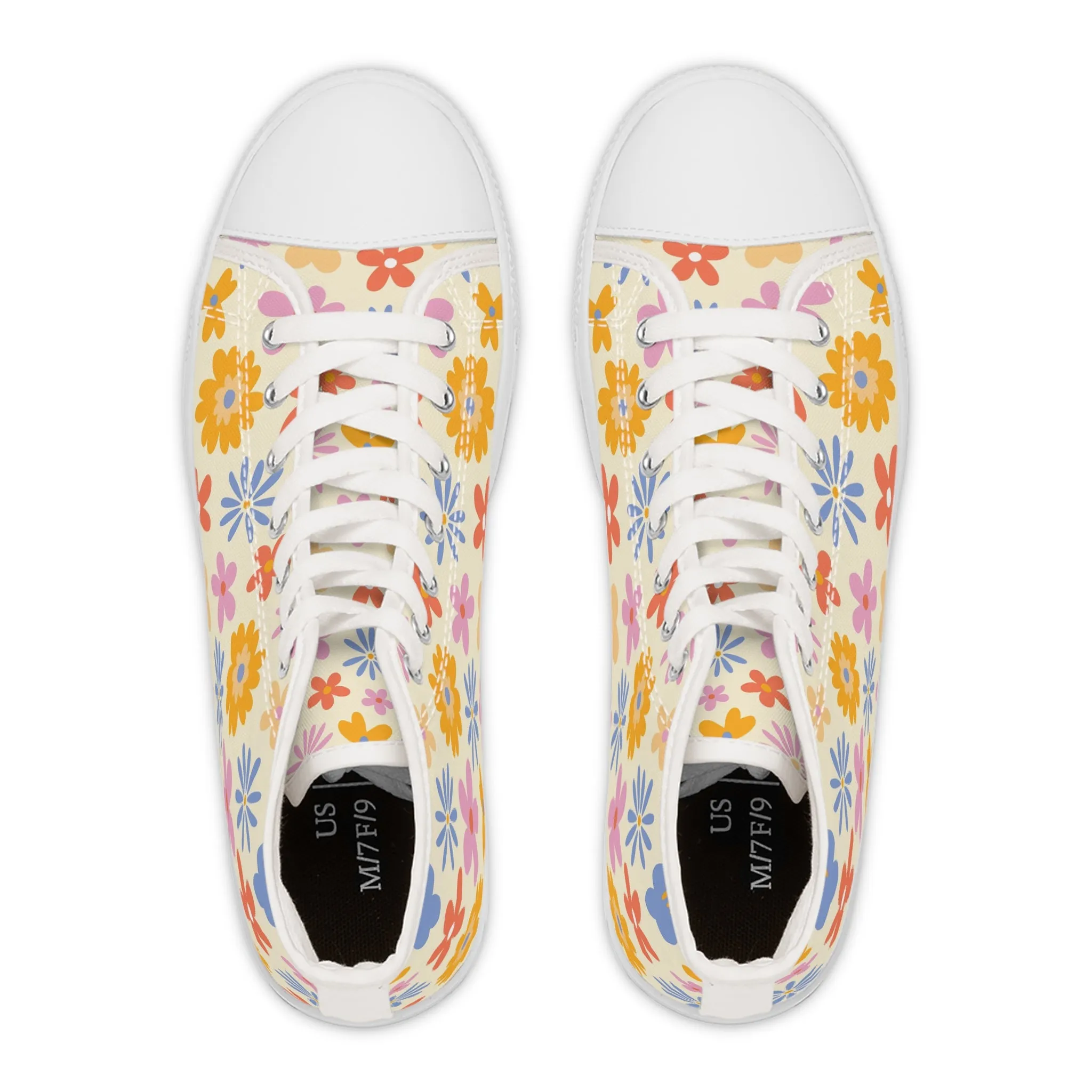 Daisy Flowers Women's High Top Sneakers