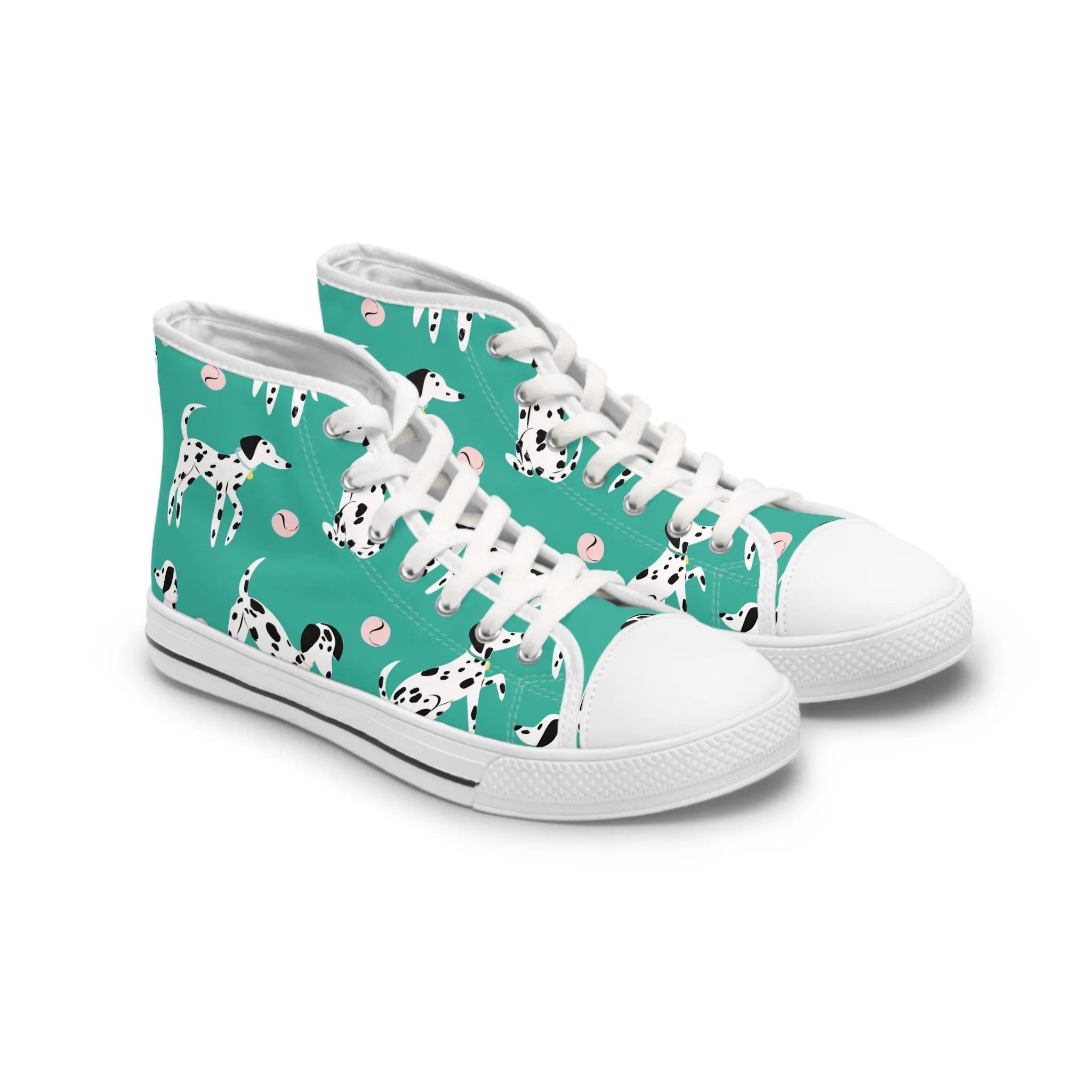 Dalmatian Dog Women's High Top Sneakers