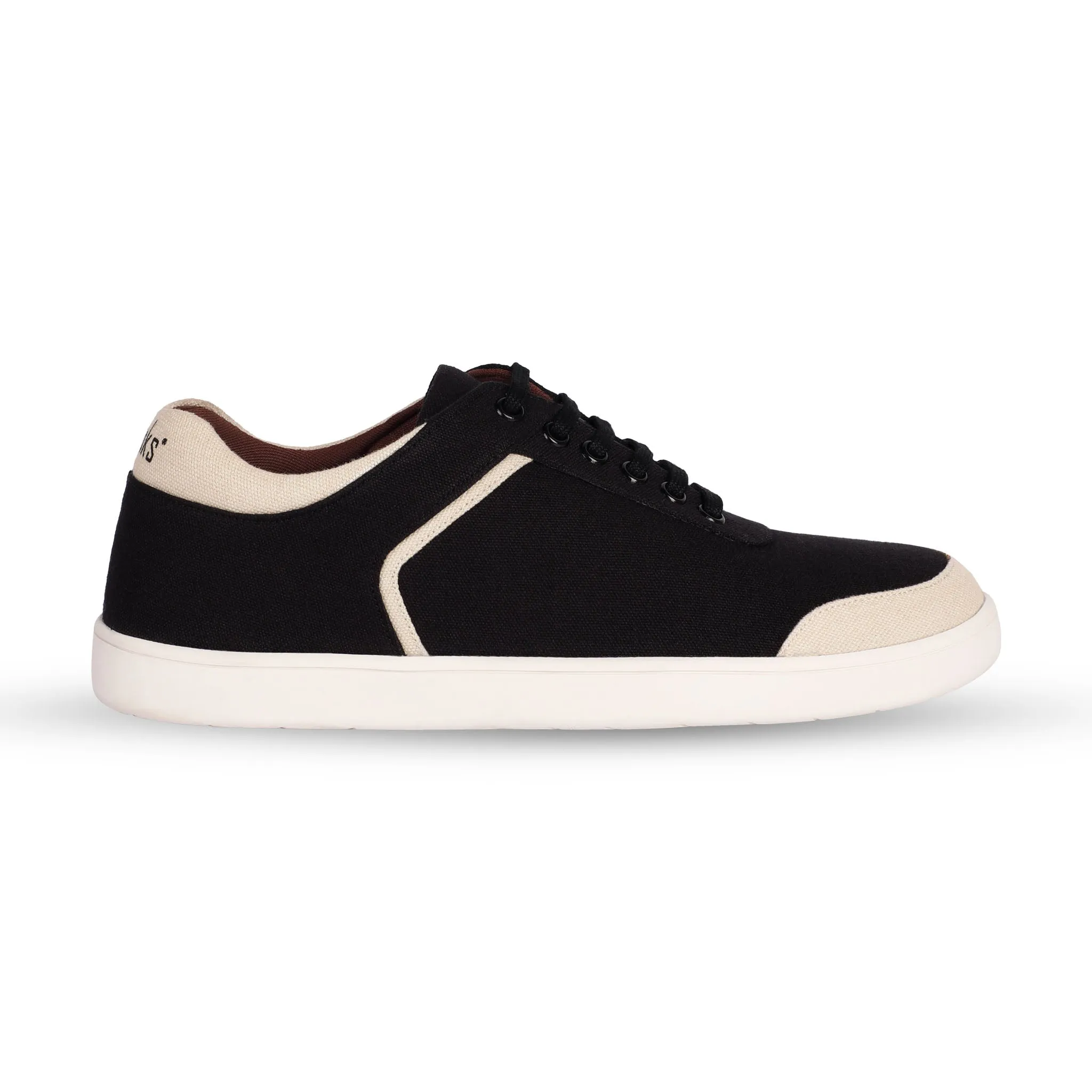 Dan Eco-Sole Sneakers Black and Beige Men