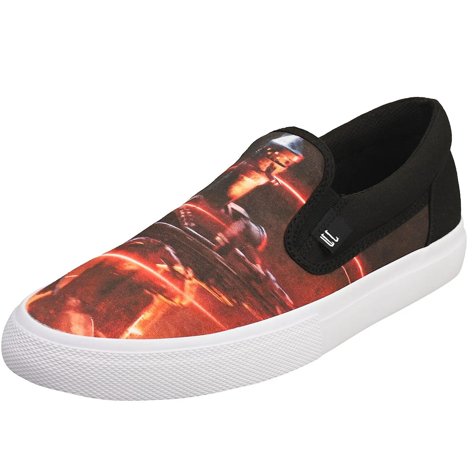 DC Shoes Mens Star Wars Manual Slip Canvas Plimsolls - Black