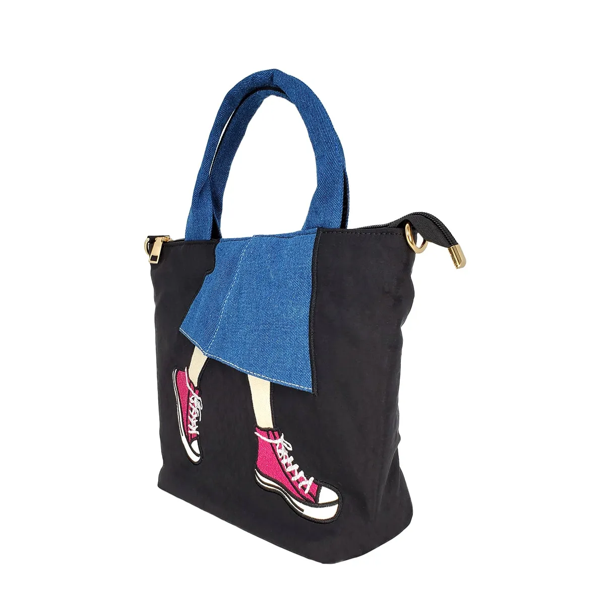 Denim Skirt Tote Bag