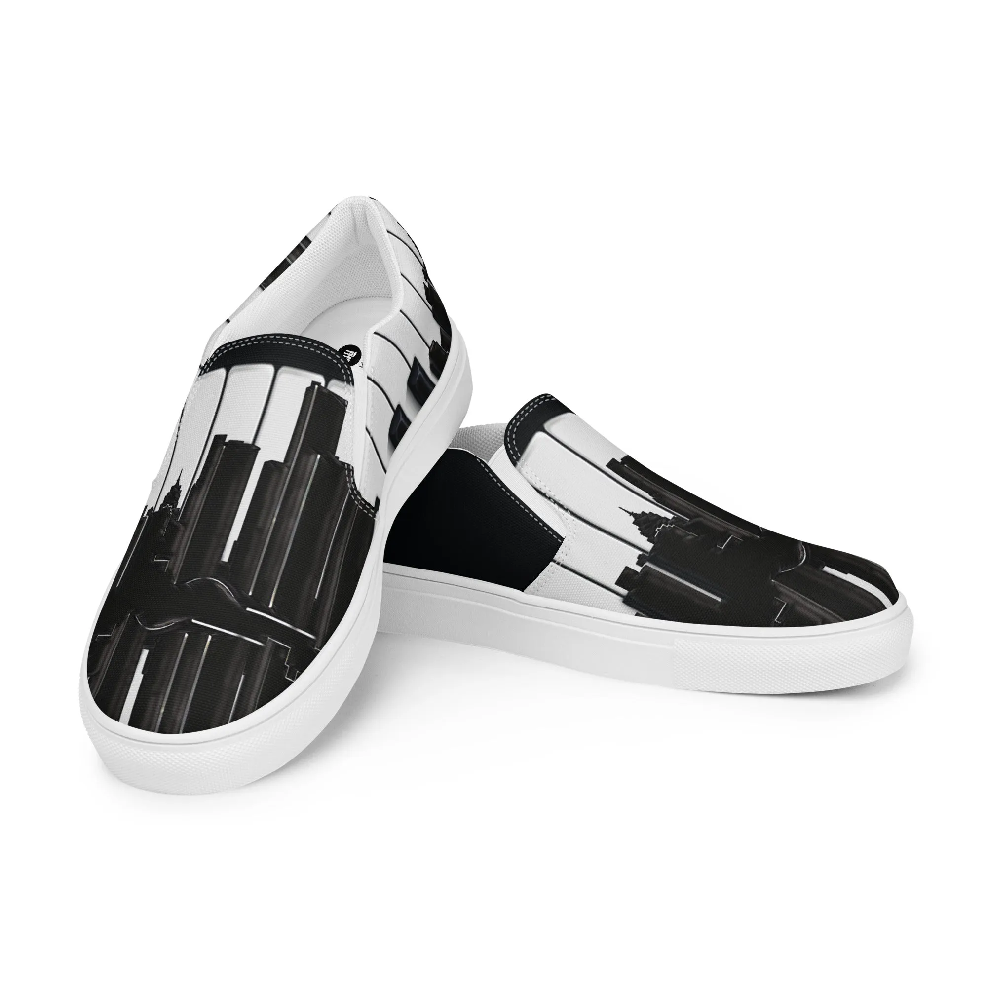 Detroit Skyline Chords Men’s slip-on canvas shoes