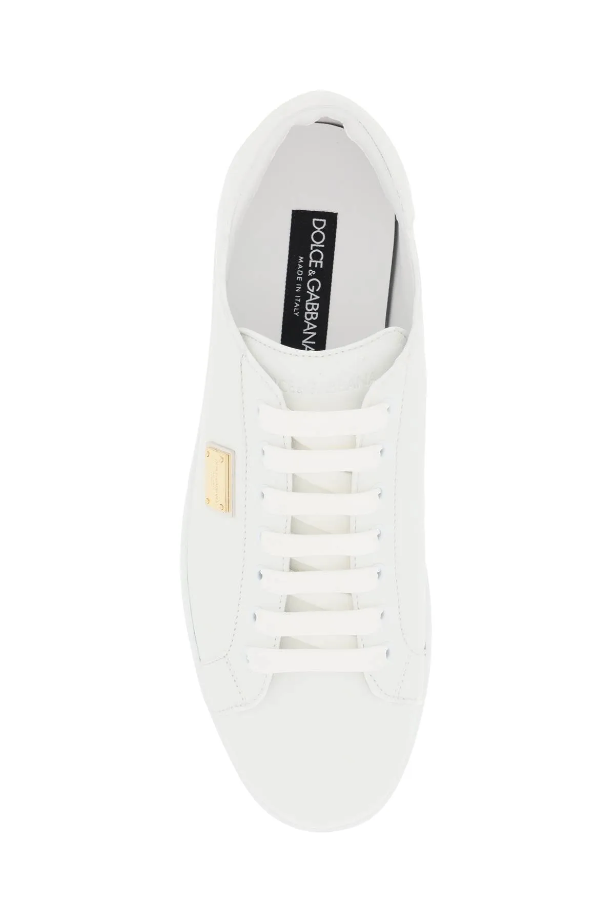 Dolce & gabbana leather 'saint tropez' sneakers