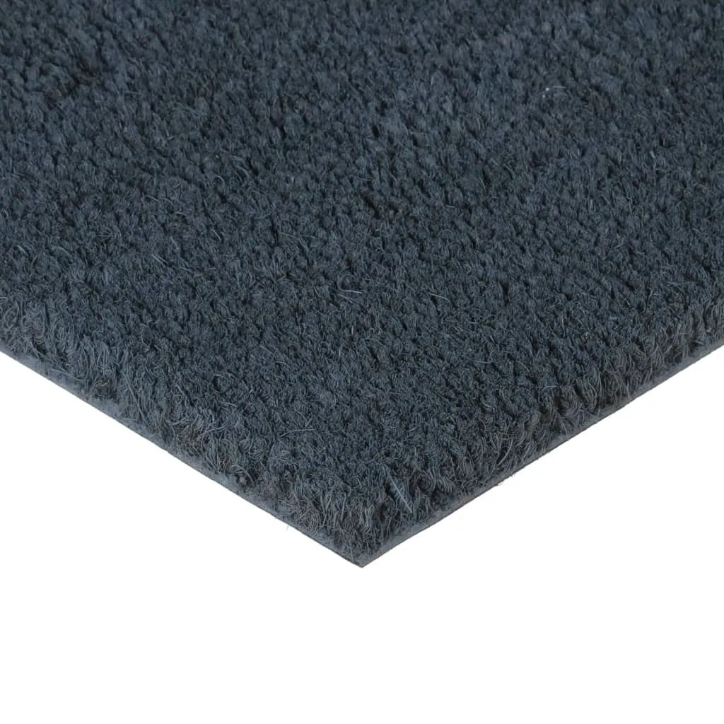 Door Mat Dark Grey 60x90 cm Tufted Coir