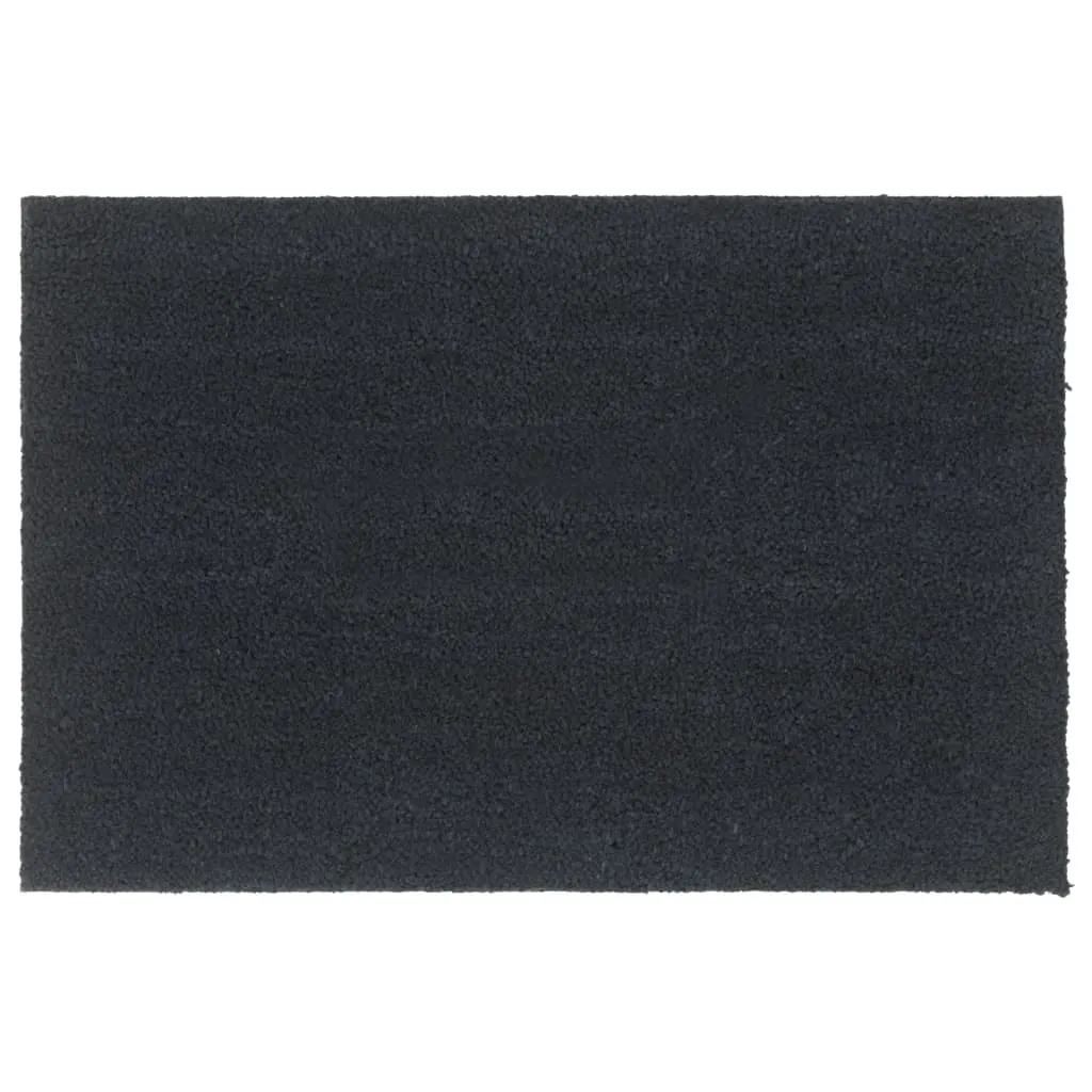 Door Mat Dark Grey 60x90 cm Tufted Coir