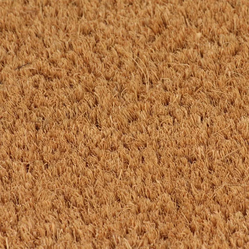 Door Mat Natural 80x100 cm Tufted Coir