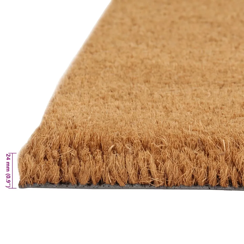 Door Mats 2 pcs Natural 40x60 cm Tufted Coir