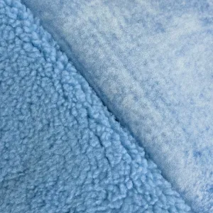 Double-Sided Curly Merino Shearling | Sky Blue