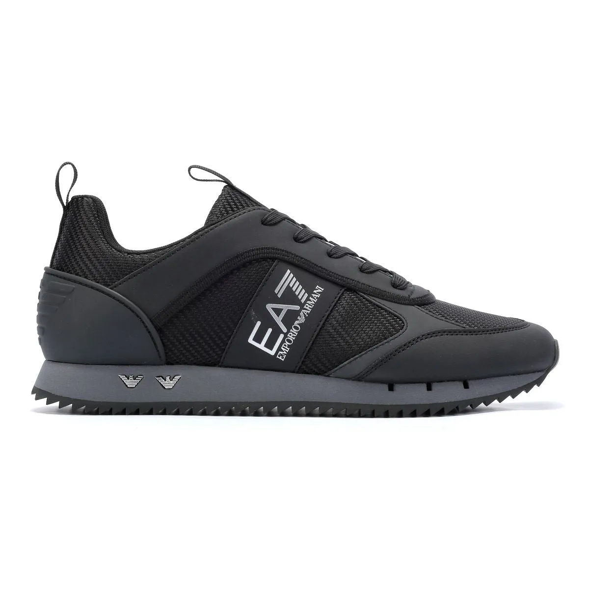 EA7 Black&White Carbon Men's Black Trainers