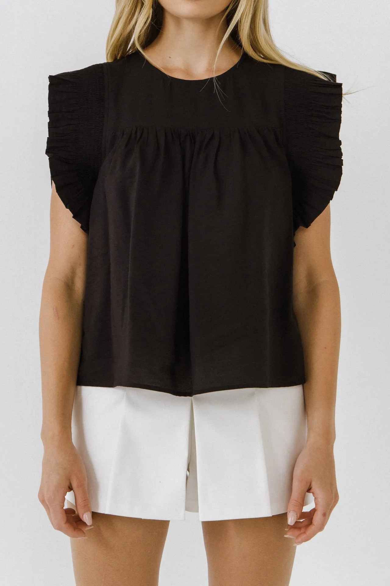 English Factory - Ruffle Detail Top