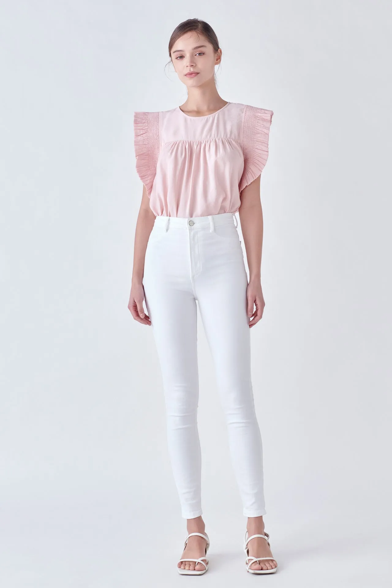 English Factory - Ruffle Detail Top