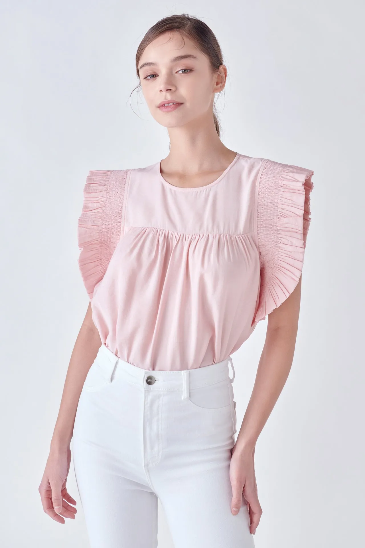 English Factory - Ruffle Detail Top