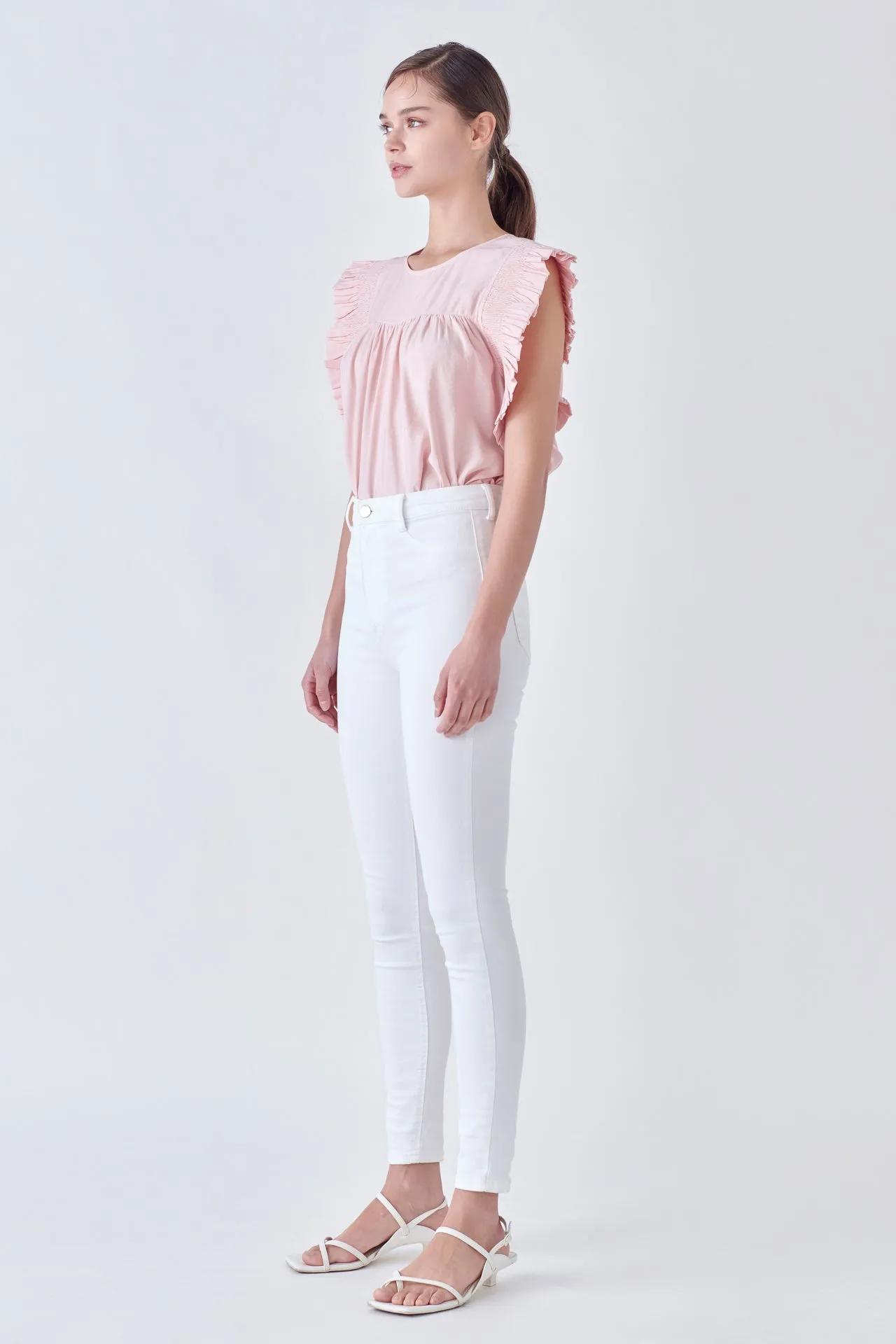 English Factory - Ruffle Detail Top