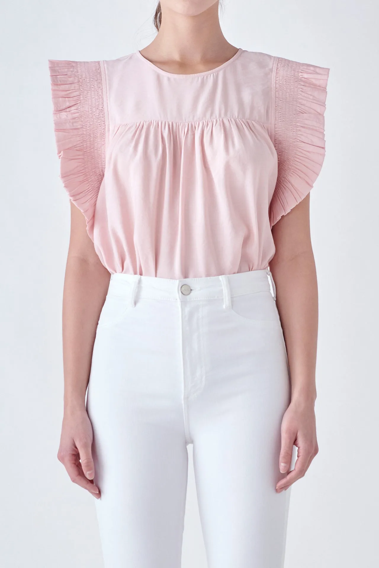 English Factory - Ruffle Detail Top