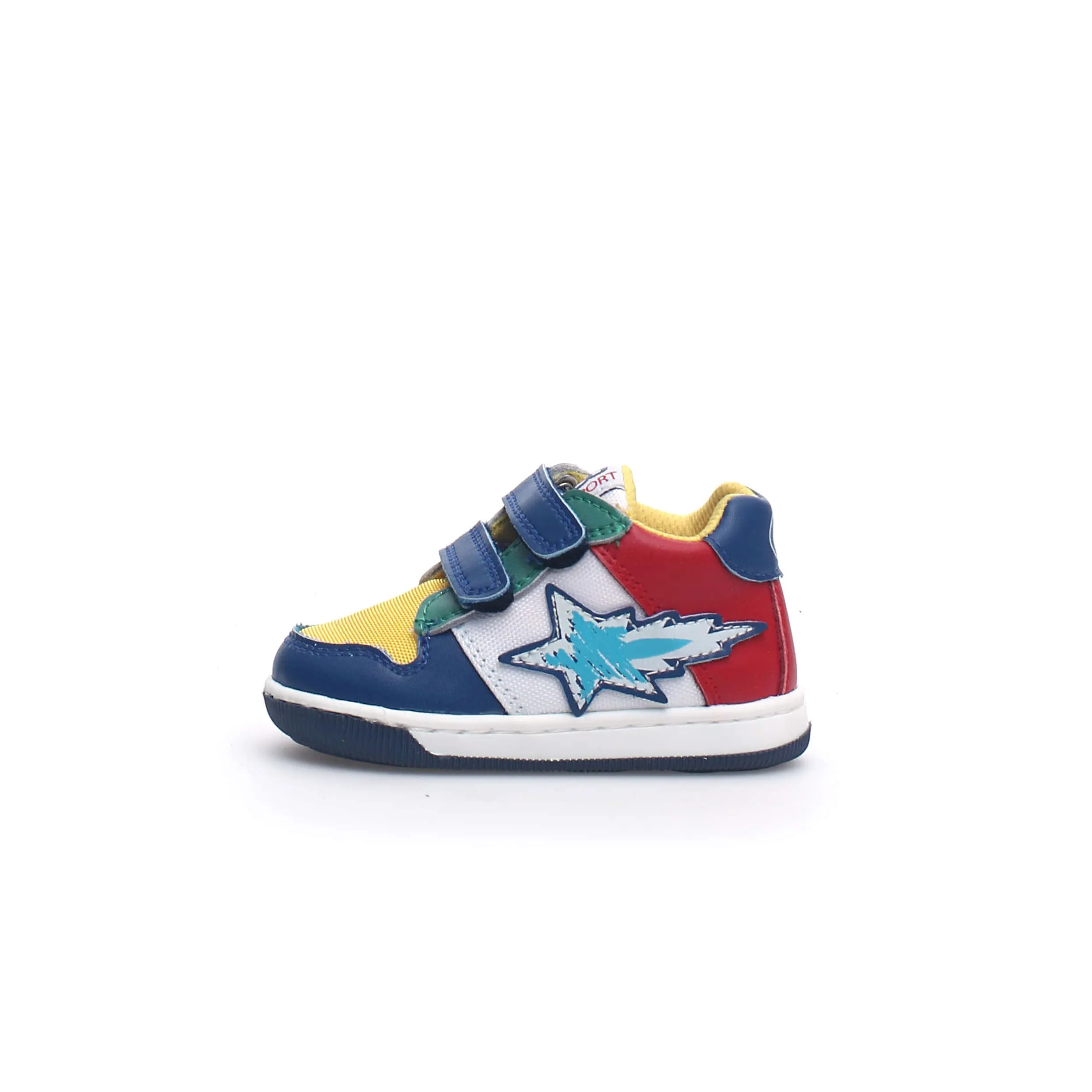 FALCOTTO - Frankie Boys Multicolour Star Leather Sneakers