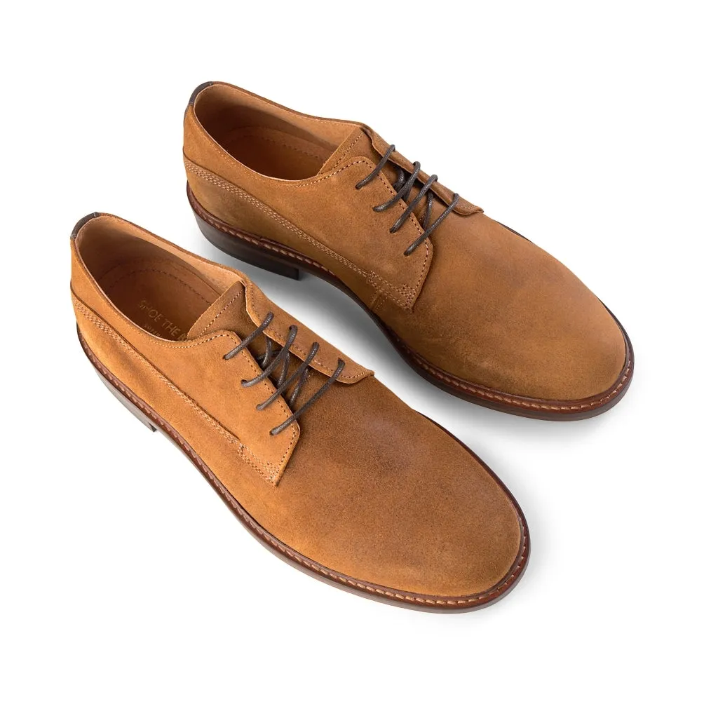 Frontier Suede Derby - TAN