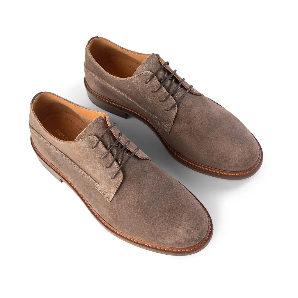 Frontier Suede Derby - TAUPE