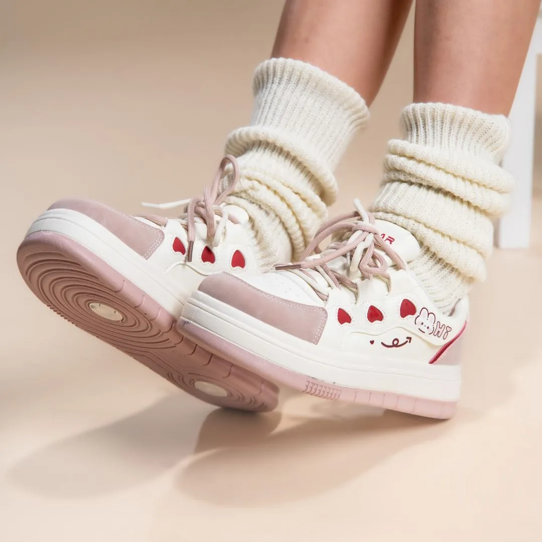 Full of Hearts Loving Bunny Sneakers - Women's