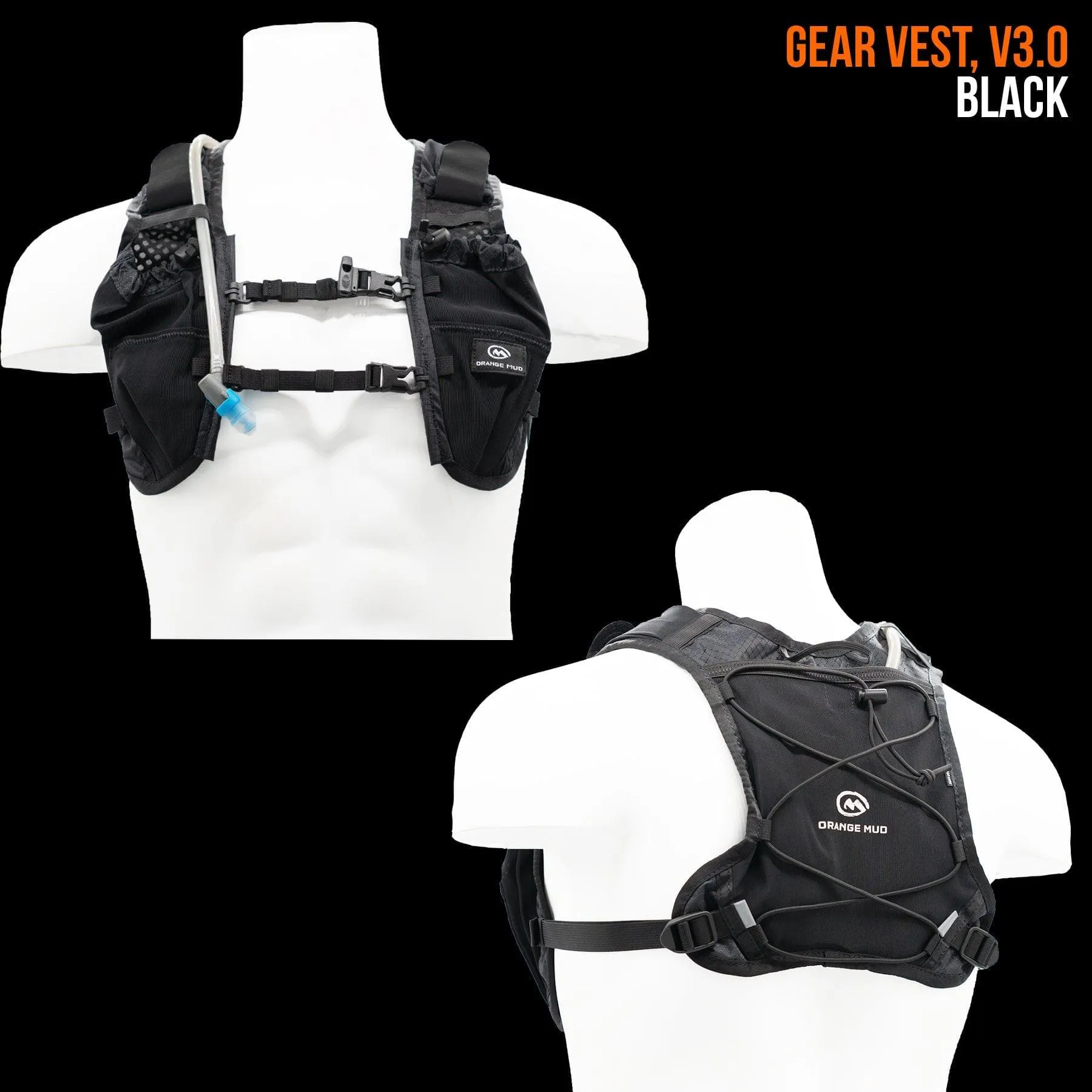 Gear Vest, Version V3.0: Ideal for running, biking, triathlon