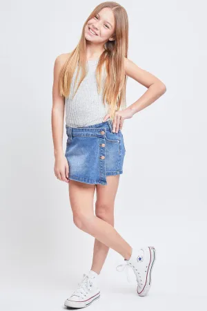 Girls Asymmetric Skort