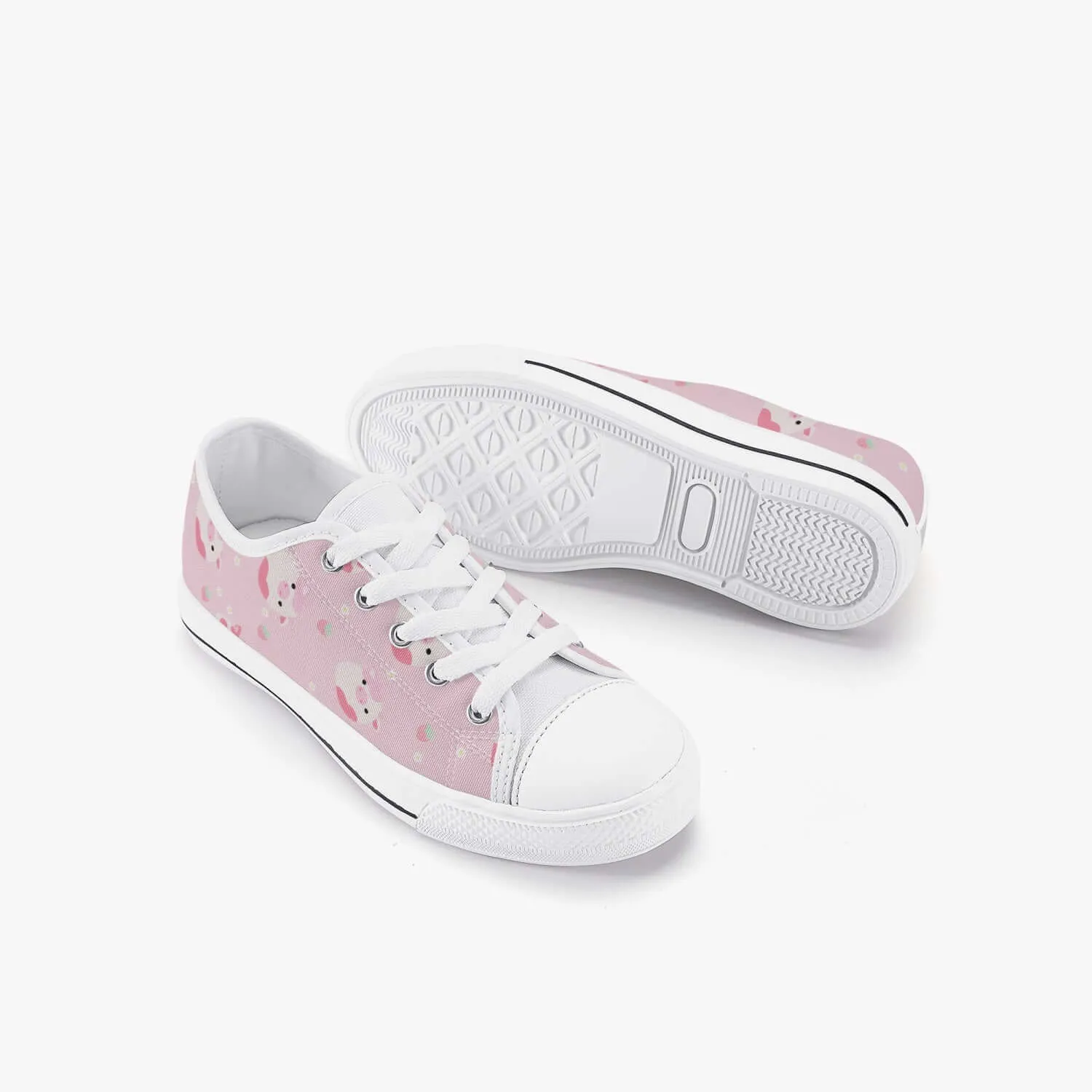 Girl's Strawberry Squishmallows Low Top Canvas Shoes Sneakers