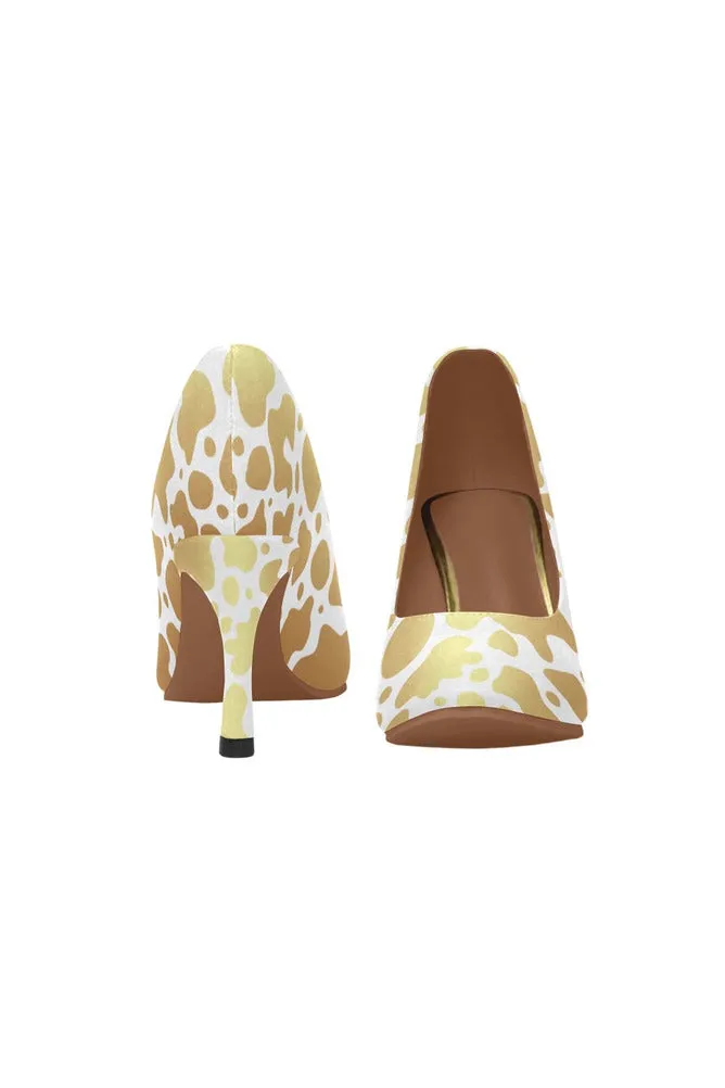 Golden Moo Movers High Heels