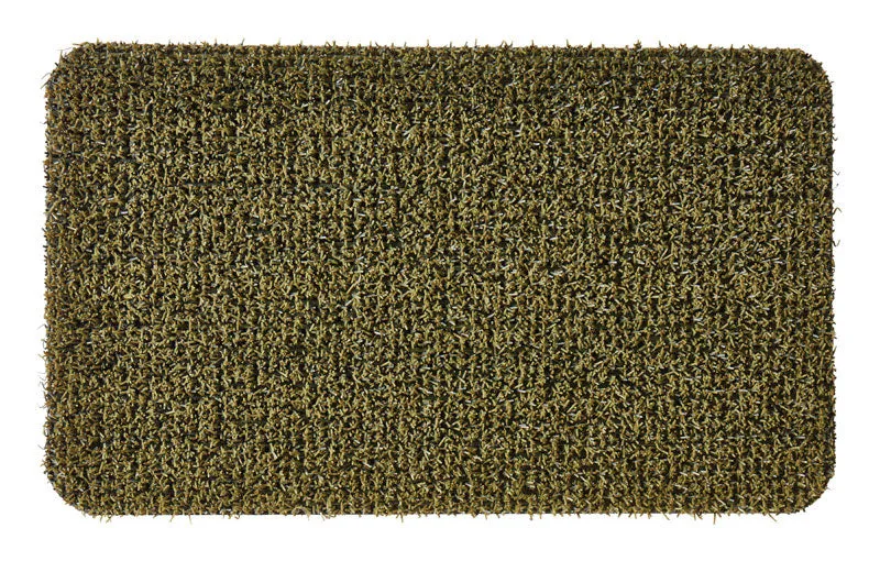 GrassWorx Flair Medium 18 in. W X 30 in. L Urban Green AstroTurf Door Mat