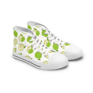 Green Apples Women's High Top Sneakers